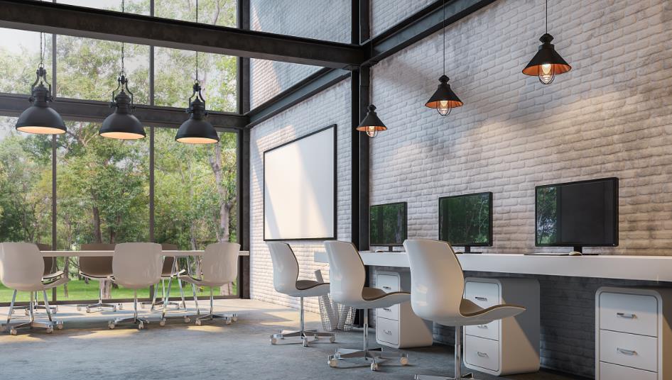 上海流行的工業(yè)風辦公室設(shè)計,辦公室無吊頂如何做隔斷設(shè)計？