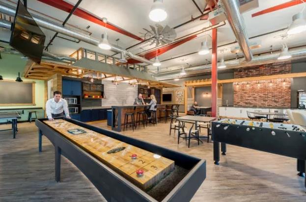 四個溫馨又有情調(diào)的辦公室休閑區(qū)設計案例,上海辦公室設計公司